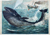 Whaling, Vintage Wall Chart, 1890 - Josef und Josefine