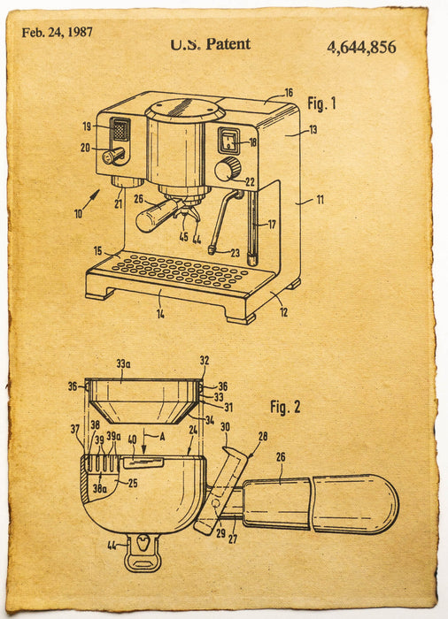 Patent: Siebträger Kaffeemaschine / Portafilter Coffee Machine