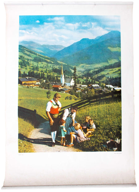 Alpbach, educational chart , 1962 - Josef und Josefine