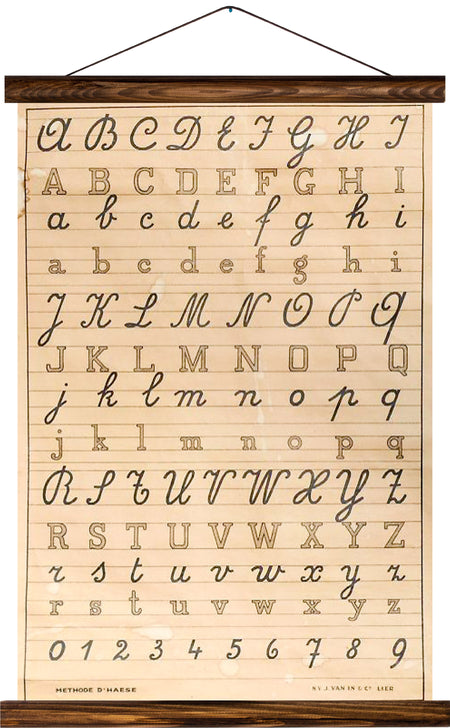 Print and handwriting, reprint on linen - Josef und Josefine