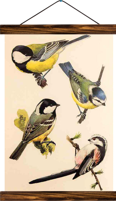 Birds, reprint on linen - Josef und Josefine
