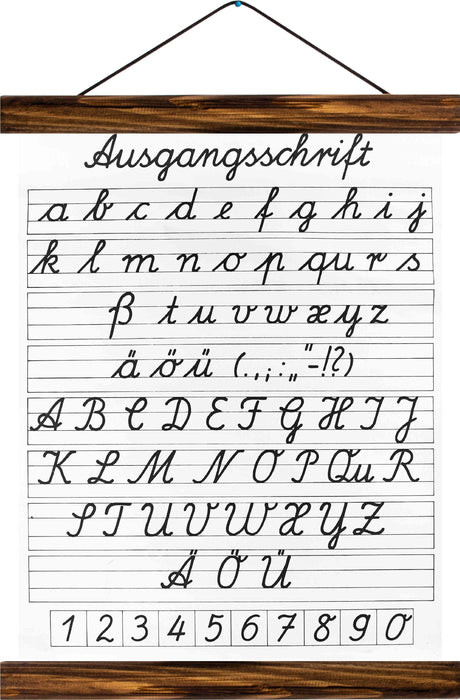 Ausgangsschrift, reprint on linen - Josef und Josefine