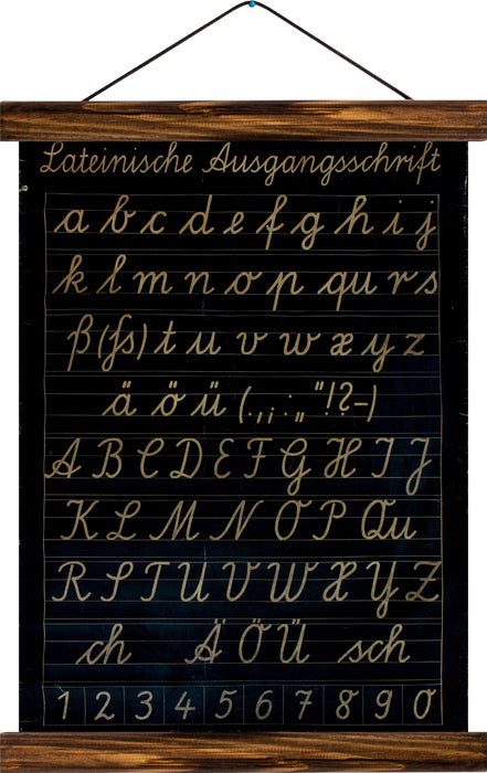 Ausgangsschrift, reprint on linen - Josef und Josefine