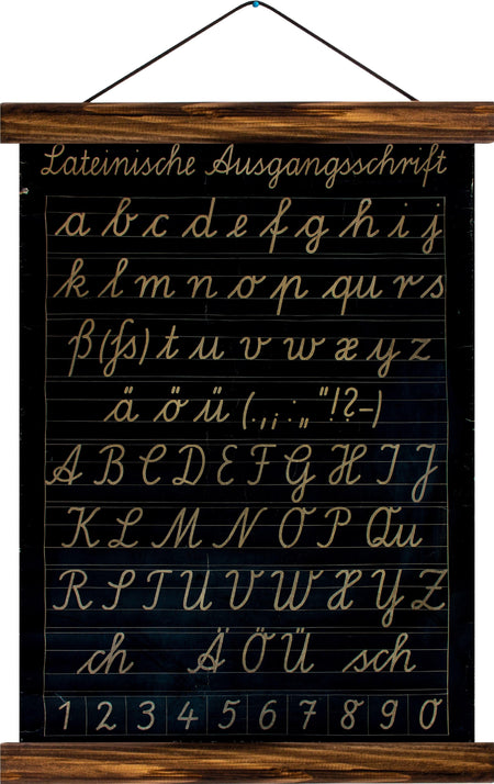 Ausgangsschrift, reprint on linen - Josef und Josefine