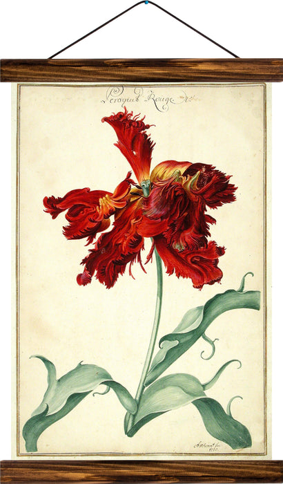 Flower, reprint on linen - Josef und Josefine