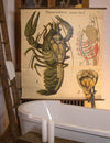 Hummer, Lobster, Paul Pfurtscheller Zoological Wall Chart, Crustacean, 1929 - Josef und Josefine