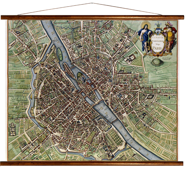 Paris, reprint on linen - Josef und Josefine