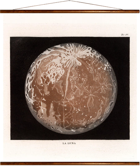 La Luna, reprint on linen - Josef und Josefine