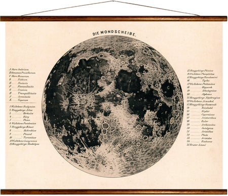 Die Mondscheibe, reprint on linen - Josef und Josefine