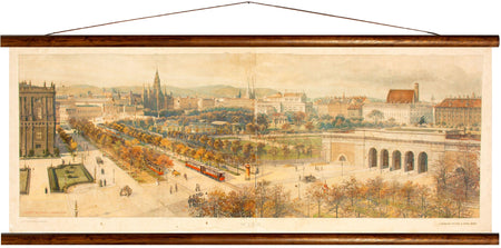 Vienna, reprint on linen - Josef und Josefine