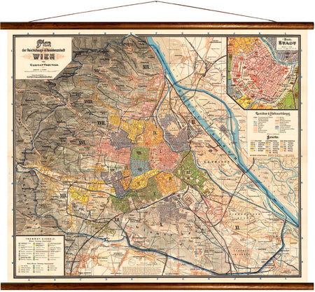 Vienna, reprint on linen - Josef und Josefine