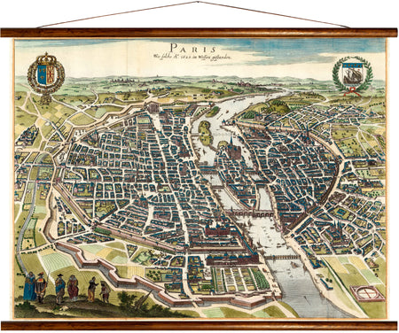 Paris, reprint on linen - Josef und Josefine
