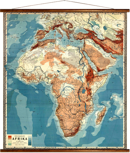Africa, reprint on linen - Josef und Josefine