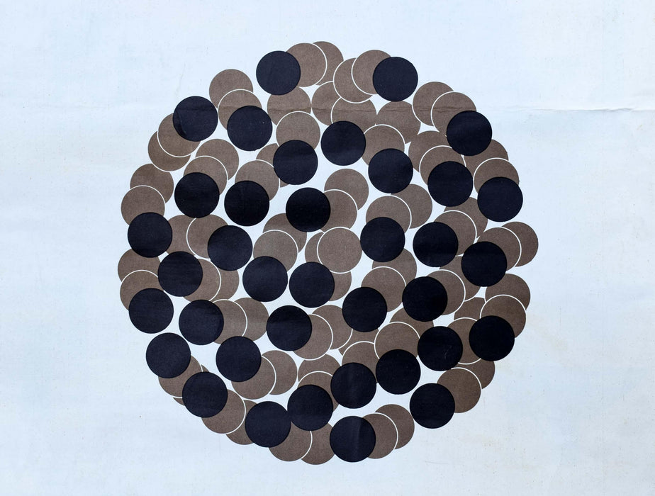 Molecules in Solid and Liquid State, Vintage Chemical Wall Chart, 1950 - Josef und Josefine