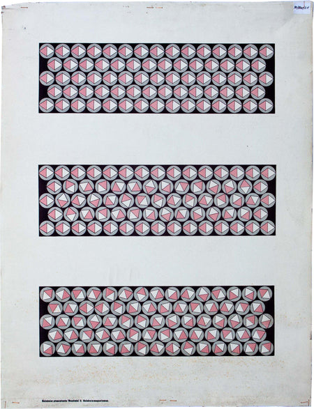 Molecular Magnetism, Vintage Chemical Wall Chart, 1950 - Josef und Josefine