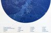 Northern Celestial Hemisphere, Vintage Wall Chart, 1920 - Josef und Josefine