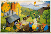 Autumn, Vintage Wall Chart, 1952 - Josef und Josefine