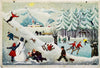 Winter, Vintage Wall Chart, 1952 - Josef und Josefine