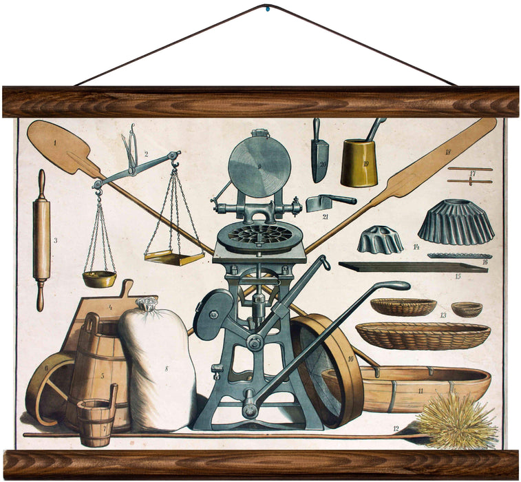 Backing tools, reprint on linen - Josef und Josefine