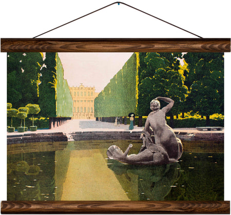 Schönbrunn, Vienna, reprint on linen - Josef und Josefine