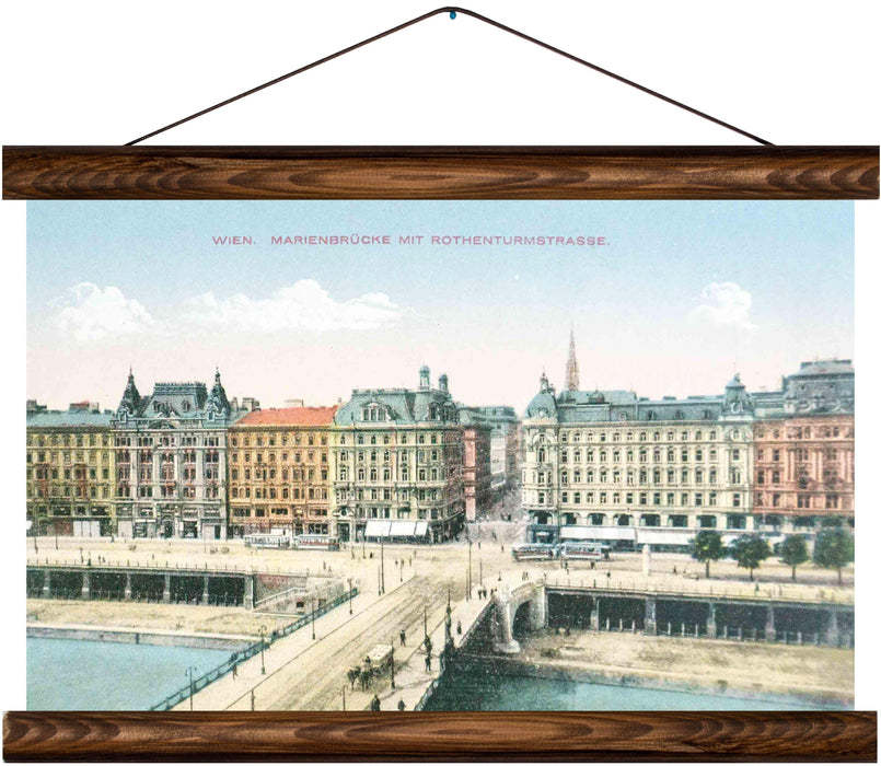 Marienbrücke, Vienna, reprint on linen - Josef und Josefine