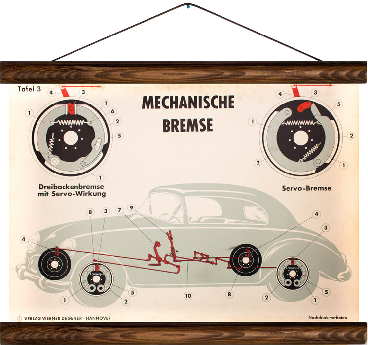 Mechanical break, reprint on linen