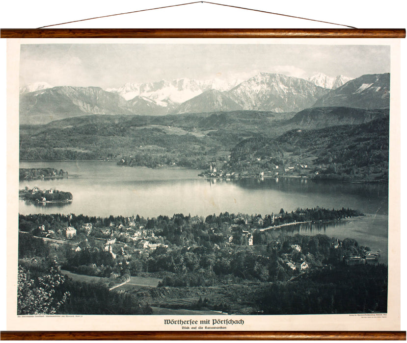Wörthersee, reprint on linen