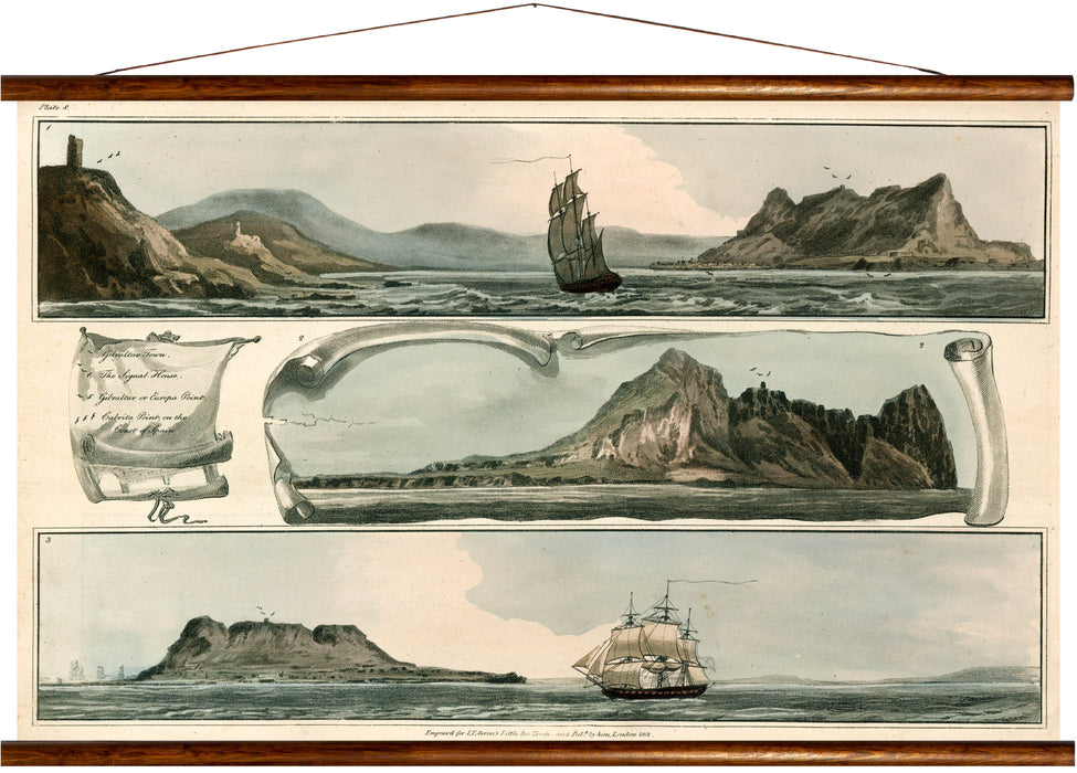 Serre's little sea torch, reprint on linen